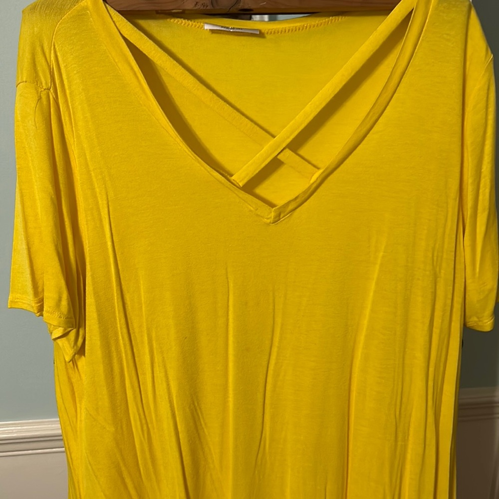 Yellow cross too long length